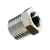 Reducer nipple, tapered, Nickel Plated Brass, Male/Female